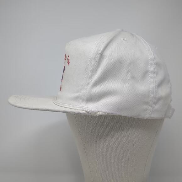 Pro Hat 5 Panel White Red Idaho Falls Fire Paramedics Rope Cap Made in USA OS - Picture 3 of 9